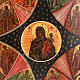 Antique icon 'Our Lady and the burning thorn bush' s5