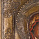 Icona antica "Madonna di Tichvin" con riza s2