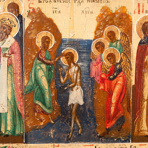 Icona antica "Menologio di Gennaio" 4