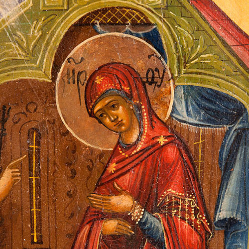 Ancient icon of the "annunciation" 4