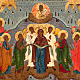 Icona antica Pokrov "Protezione della madre di Dio" s2