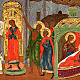 Icona antica Pokrov "Protezione della madre di Dio" s3
