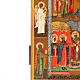 Icona antica Pokrov "Protezione della madre di Dio" s5