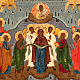 Ancient icon 'protection of the mother of God' s2