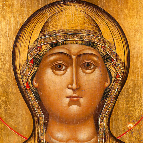 Antique icon 'Our lady of the Sign' 2