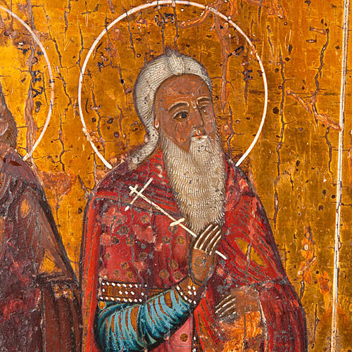 Ancient russian icon 4 parts 5