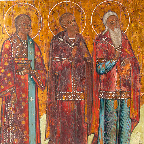 Ancient russian icon 4 parts 2