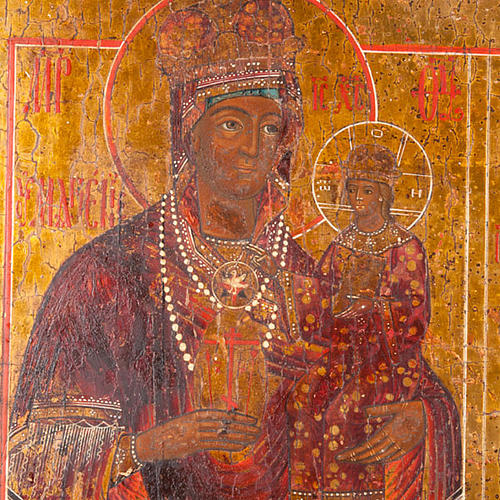 Ancient russian icon 4 parts 3