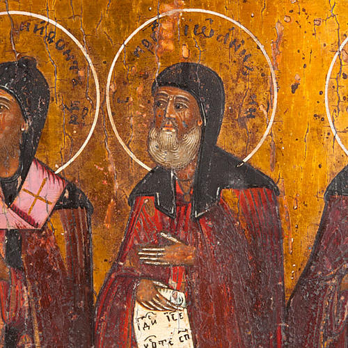Ancient russian icon 4 parts 6
