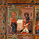 Antique icon "the twelve great feasts' s3