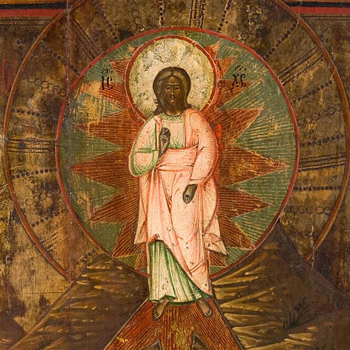 Icona russa antica Trasfigurazione sul Monte Tabor 2