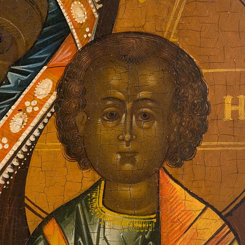 Icône ancienne russe, mère de Dieu de Kazan 5