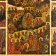 Ikona rosyjska antyk 'dwanaście świąt roku liturgicznego' s2