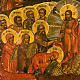Ikona rosyjska antyk 'dwanaście świąt roku liturgicznego' s3