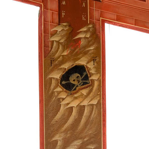 Crocefisso ortodosso antico XIX secolo 6