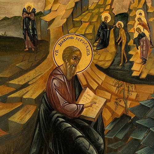 Icona San Giovanni Apostolo ovale 2