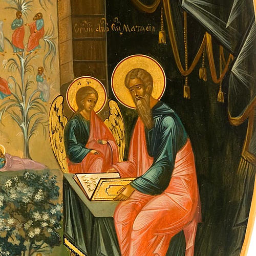 Icona San Matteo Apostolo ovale 2