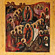 Icona  antica russa "16 feste" miniatura s2