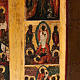 Icona  antica russa "16 feste" miniatura s7