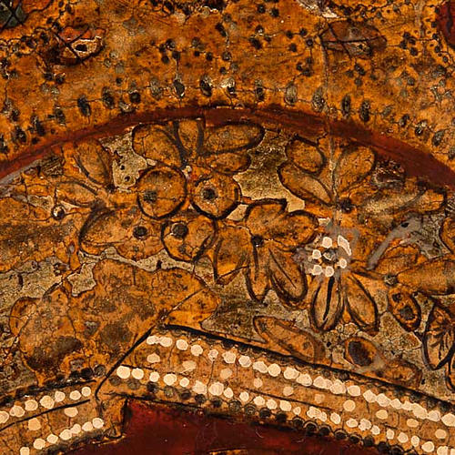 Icona antica russa "Madonna della Deesis" XVIII secolo 7