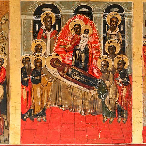 Icona antica "12 feste" Russia 7