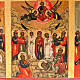Icona antica "12 feste" Russia s8