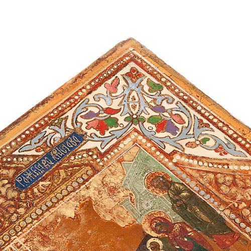 Icona antica russa "Le 12 grandi feste anno liturgico" XVIII sec 6
