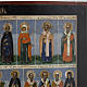 Old Menological Icon, all Saints of February, Mstjora s3