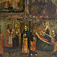 Icono antiguo "doce grandes fiestas" Mstjora XIX sig s4