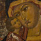 Icône ancienne Vierge de la Tendresse Vladimir XIX siècle s3