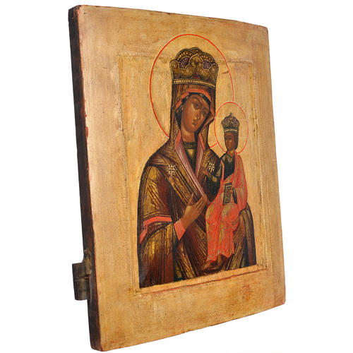 Icona russa antica Madonna Odighitria XVIII secolo 2