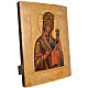 Icona russa antica Madonna Odighitria XVIII secolo s2
