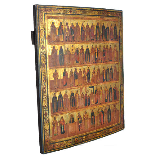 Antique Russian Icon, November Menologium XIX century 2