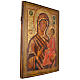 Ikona rosyjska antyk Madonna z Tichwin 68x57 cm XIX wiek s2