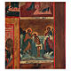 Icona antica russa 12 grandi feste 69x53 cm XIX sec s2