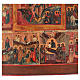 Icona antica russa 12 grandi feste 69x53 cm XIX sec s5