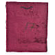 Icona russa antica Cristo Emmanuele 1874 riza argento s3
