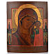 Icône russe ancienne Vierge de Kazan moitié XIX siècle s1