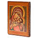 Icono antiguo ruso Virgen Korsunskaya XIX siglo 18 x 14 cm restaurada s2