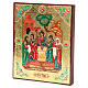 Icono antiguo ruso Santísima Trinidad XX siglo Restaurada 24 x 20 cm s2