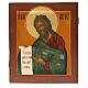 Ikona rosyjska antyk Św. Jan Baptysta XIX wiek odmalowana s1