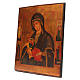 Icona antica russa Madonna del Latte Restaurata XX secolo s2