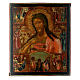 Trittico icona russa antica Deesis (intercessione) 45x35 cm s4