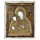 Icono antiguo ruso Virgen de Tichvin 35 x 30 cm s4
