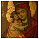 Ícone Antigo Nossa Senhora Pochaevskaya 53 x 43 cm Época Czarista s2
