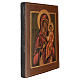 Antique icon of Our Lady of Smolensk, 35x25 cm Russia s3