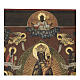 Icona antica russa Madre di Dio Gioia di tutti gli afflitti XIX secolo 32x26 cm s3