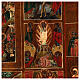 Ícone Antigo Russo Doze Festas e Ressurreição metade do século XIX, 52,5x44 cm s7