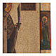 Ikona antyczna Święty Mikołaj Możajski XVIII wiek, tempera, złote tło, 45x38 cm s3