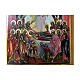 Icona Russia Antica Dormizione della Vergine XIX sec 32x27 cm s2